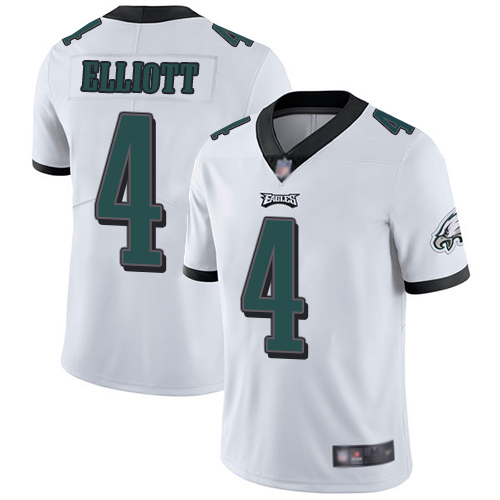 Men Philadelphia Eagles #4 Jake Elliott White Vapor Untouchable NFL Jersey Limited Player Football->nfl t-shirts->Sports Accessory
